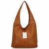Uniwersalne Torebki Damskie Shopper Bag firmy Hernan HB0141 Jasno Ruda